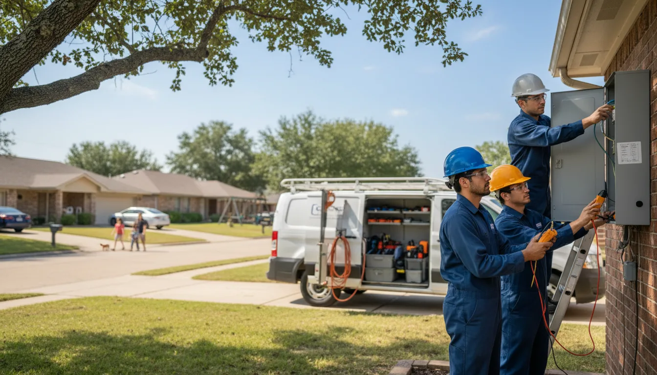Certified electrician providing emergency electrical services in Farmington, IA
